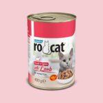 RoCat Sos İçinde Parça Etli Konserve Yetişkin Kedi Maması Kuzu Etli (5 x 400g)