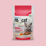 RoCat Jöle İçinde Parça Etli Pouch Yetişkin Kedi Maması - Kuzu Etli (12 x 85g)