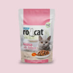 RoCat Jöle İçinde Parça Etli Pouch Kısırlaştırılmış Kedi Maması - Somonlu (12 x 85g)